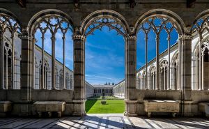 Interno del Camposanto monumentale di Pisa